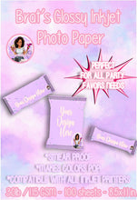 Load image into Gallery viewer, Brat's Glossy Inkjet Photo Paper
