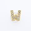 Load image into Gallery viewer, Gold Rhinestone Letter Charms