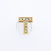 Load image into Gallery viewer, Gold Rhinestone Letter Charms