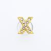Load image into Gallery viewer, Gold Rhinestone Letter Charms