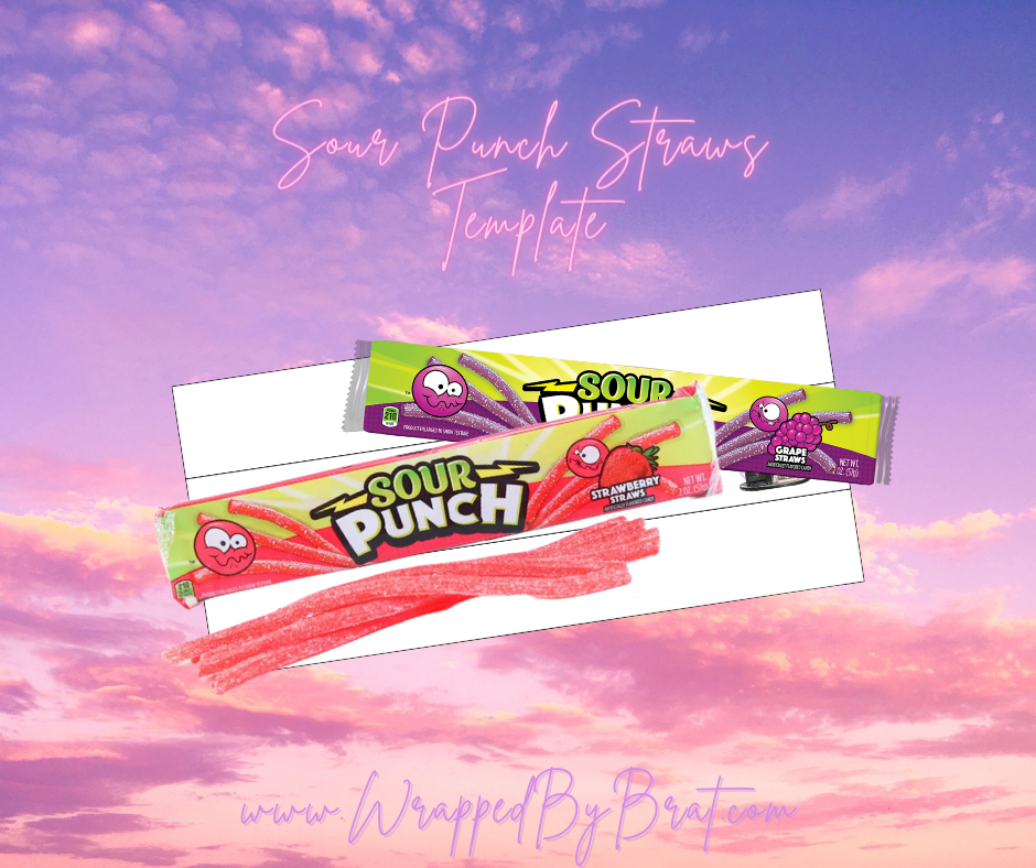 Sour Straws Template