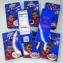 Load image into Gallery viewer, Custom Mini Cereal Boxes
