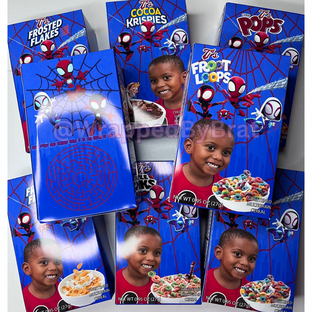 Custom Mini Cereal Boxes