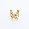 Load image into Gallery viewer, Gold Rhinestone Letter Charms
